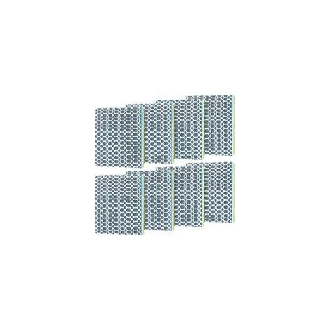 Packung mit 10 hocheffizienten 9D-Filtermatten – 40 x 30 cm – Biochemische Filtermatte mit Wabenstruktur – Mehrschichtiges Design mit hoher Durchlässigkeit – Für Teichfilter (1/5)
