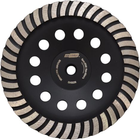 Disco da molatura awtools turbo m14 diamante fori raffreddamento