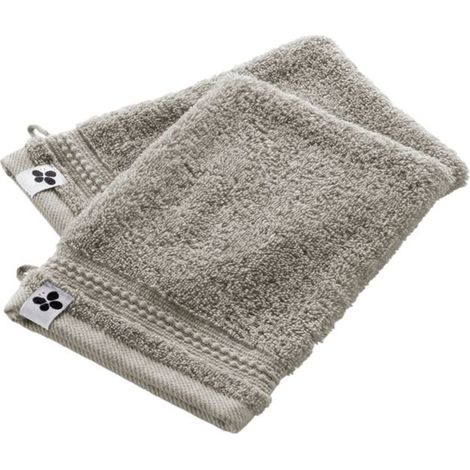 Gants de toilette - L'EFFET PAPILLON - Garance - 100% coton bio - 600 g/m² - Lot de 2 (1/5)