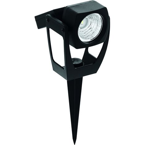 Esterno Solare Moderno Gionata Plastiche Nere Led 0,1W Ip44