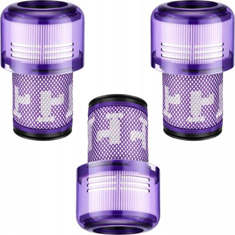 Lot de 3 filtres lavables pour aspirateur Dyson V12 Detect Slim Absolute HEPA (1/5)