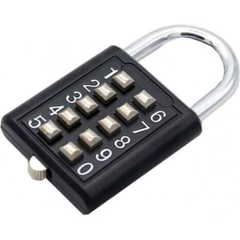 [NEVER USED] Black, Combination Lock 5 Fixed Lockers Gym Door Lock Mechanism