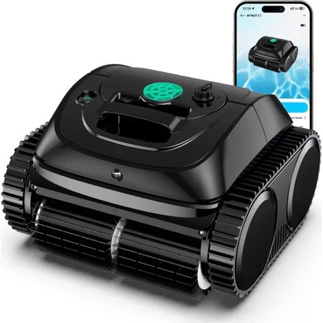 Robot de piscine sans fil - WYBOT Osprey 800 - Nettoyeur piscine automatique - Autonomie 150 min - Filtration fine 180 microns