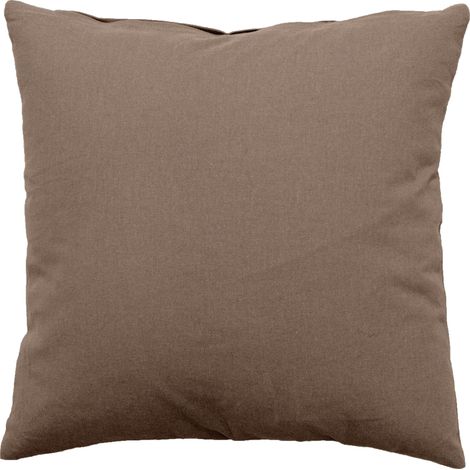 Coussin uni effet Bachette déhoussable - 60 x 60 cm