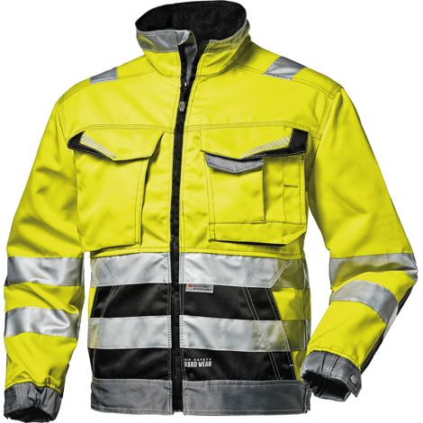 SIR SAFETY SYSTEM RUSH Veste de travail multipoches jaune haute visibilité Taille S
