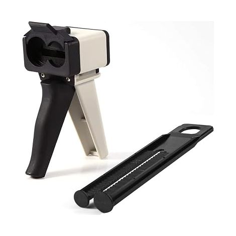 Dispenser Gun, Dental Delivery Gun, Cartridge Mixing Dispenser Delivery Caulking Gun for 50ml 1:1/1:2 AB Plastic Tubes Adhesive Printing (1/5)
