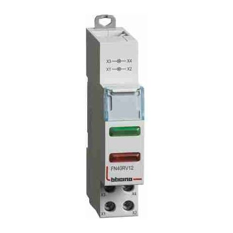 BTIFN40RV12 Portalampada doppio per segnalazione con Led rosso e verde