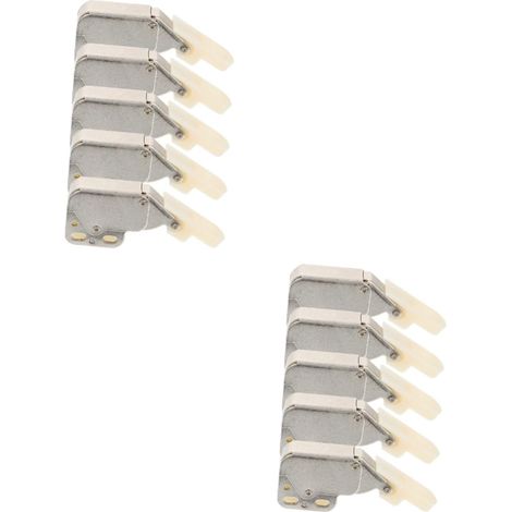 Lot de 10 crochets de sécurité pour portes de placards Operitacx (1/5)