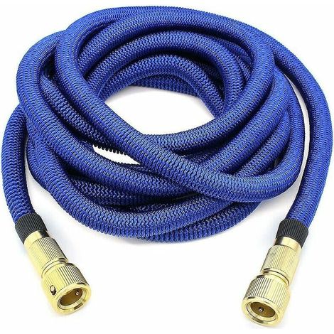 Green Mobility-Tuyau d'arrosage, Extensible à Jardin Tuyau d'eau Tuyau Rétractable Flexible avec Fixations en Métal pour Irrigation/Nettoyage du Jardin/Voiture de Lavage (5m) (1/5)