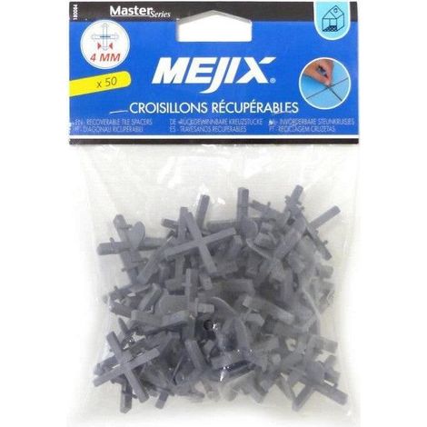 Mejix crocette recuperabili 5 mm grigio confezione da 50