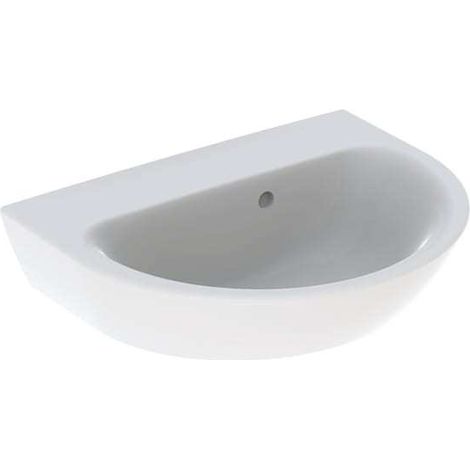Geberit Renova Handwaschbecken, ohne Hahnloch, asymmetrischer