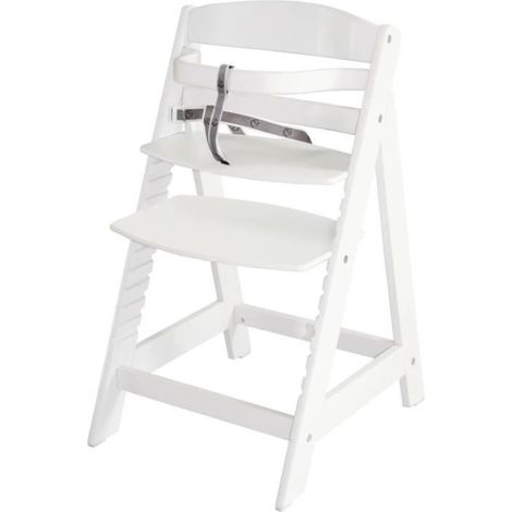 Silla Alta Evolutiva Sit Up III de Madera - ROBA - Ajustable en Altura - Blanco