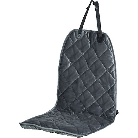 Funda para asiento de coche para perros, diseño antideslizante, fácil de limpiar, color gris. (1/2)