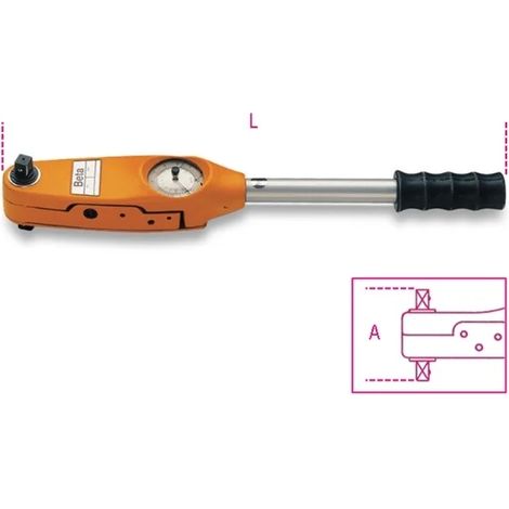 Clé dynamométrique à lecture directe 1/2" bêta 594/8 - 6-80 Nm