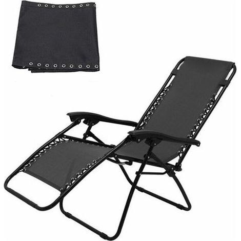 Housse salon de jardin,Toile Pour Chaise Longue Universel Tissu De Remplacement Pour Chaise Longue Respirant Durable Housse De Rechange En Tissu Pour Jardin Bains De Soleil (Seulement La Toile) Tissu (1/5)