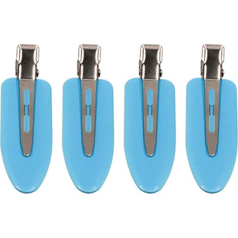 Juego de 4 pinzas para el cabello sin costuras, de colores pastel, accesorios para el cabello (1/5)