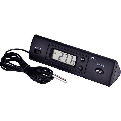 Digital LCD Temperature Meter, Electronic Thermometer, Temperature Probe, Wired Sensor Probe for Refrigerator Bedroom (1/5)