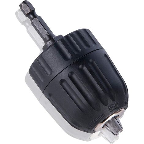 Hochleistungs-Schnellspannbohrfutter 0,8 mm – 10 mm Schlagbohrfutter Schnellwechsel-Umrüstwerkzeug mit 1/4 Sechskant-Bohrfutteradapter