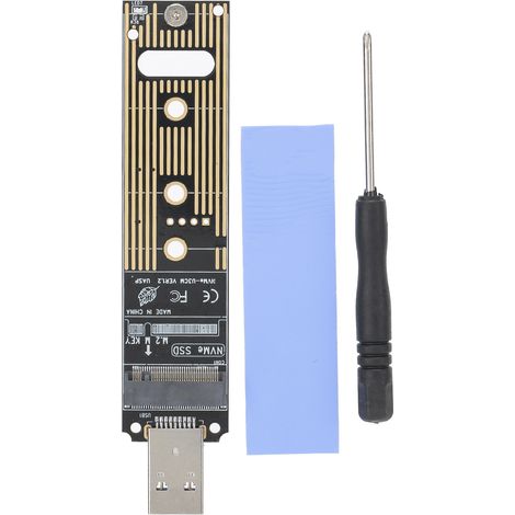 Adaptateur USB 3.1 vers SSD NVMe M.2, Carte de Conversion pour Composants Électroniques (1/5)