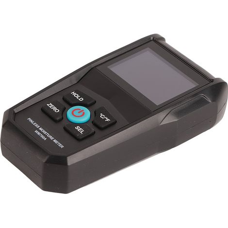 Détecteur d'humidité pour bois avec thermomètre intégré - 4 modes et alarme - Hygromètre professionnel pour bois (1/5)