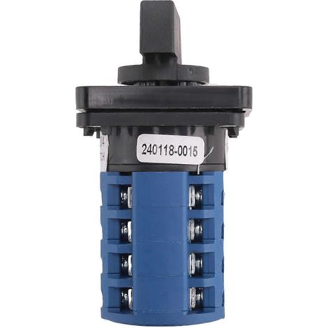 Interrupteur rotatif marche-arrêt-marche 3 positions 4 phases 20 A 500 V pour moteur (1/5)