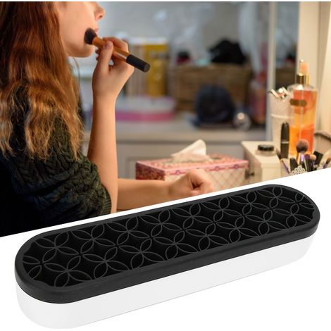 Organisateur de Coiffeur Noir - Boîte de Rangement pour Ciseaux et Brosses à Colorer, Étui à Accessoires (1/5)