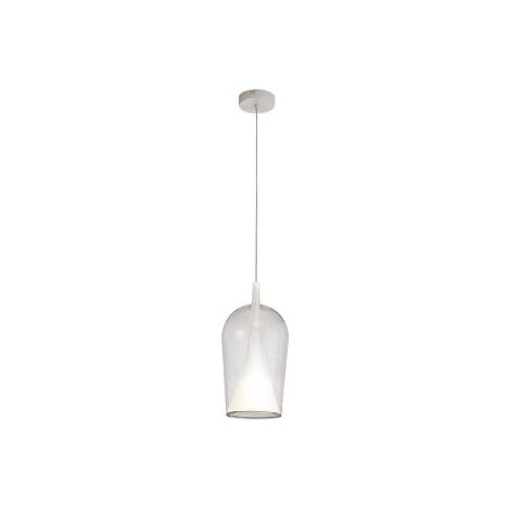 Mantra Lámpara Colgante de El Champ cristal ELSA blanco ø17cm (1/3)