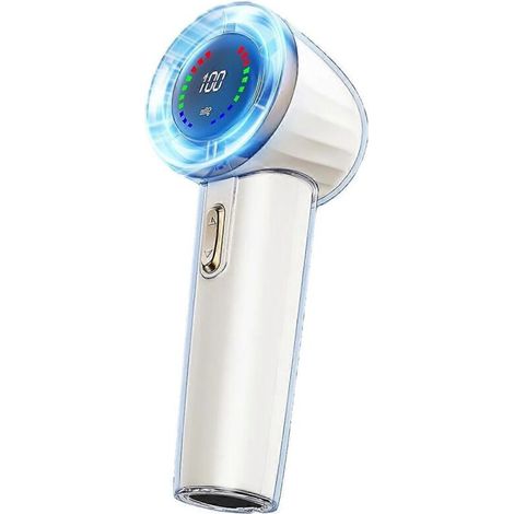 Ventilateur portable à main, mini ventilateur turbo à vitesse réglable (1-100), A--