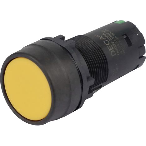 DECA CP2B-A1E10Y Druckschalter 400 V 8 A Gelb rastend  (L x B x H) 29.9 x 20.5 x 55.5 mm  1 St.
