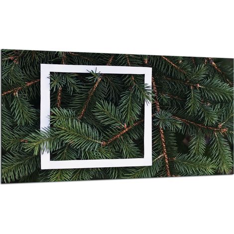 PLAQUE DE PROTECTION EN VERRE POUR POÊLE 90X52 FEUILLES (1/5)