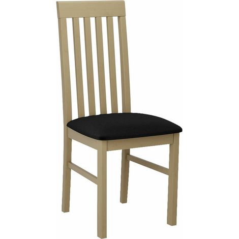 Silla Victorville 164, Roble Sonoma, 96x43x40cm, Tapiz, De madera, Madera, Muebles ya montados (1/4)