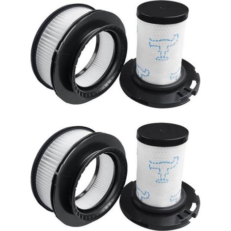Lot de 4 Filtre, Lavable, Réutilisable, Mousse, Tissu, Pour Aspirateur Balais (1/5)
