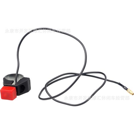 Accessoires pour motos tout-terrain, quads, buggies de plage à quatre roues et voitures de sport interrupteur d'arrêt d'urgence à un fil pour moteurs deux temps 47/49 cm³. (1/4)