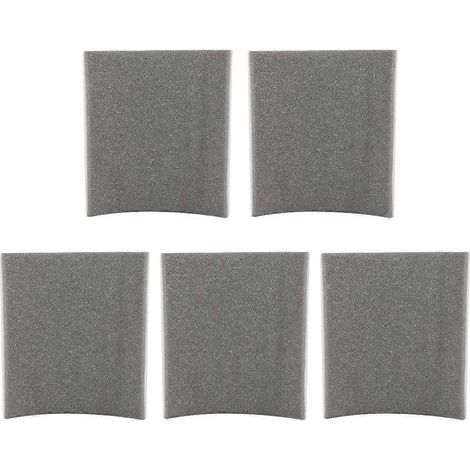 Filtre éponge universel pour aspirateur domestique, lot de 5 pièces, grille de protection moteur, accessoire de rechange compatible (1/5)