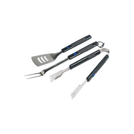 Set Utensili per Barbecue PZ.3 con Manici Allungabili in Bachelite Set PZ.3