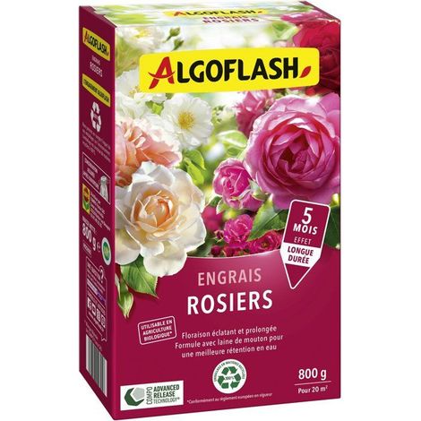 Engrais algoflash rosier ros800 0,8 kg organique