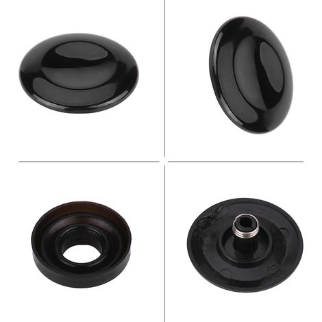 Kit de réparation pour le cache du bouton central du joystick MMI (noir) pour Audi A4 A5 A6 Q5 Q7 S5 S6 (1/5)
