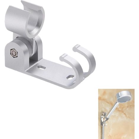 Réglable Shower Head Holders,Base de pommeau de douche,Support mural pour pommeau de douche,avec crochets de suspension,mural pour salle (1/4)