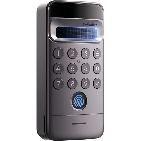 Keypad Vision Pro : verrou intelligent avec reconnaissance faciale 3D, empreinte digitale et mots de passe virtuels pour un accès sans clé (1/5)
