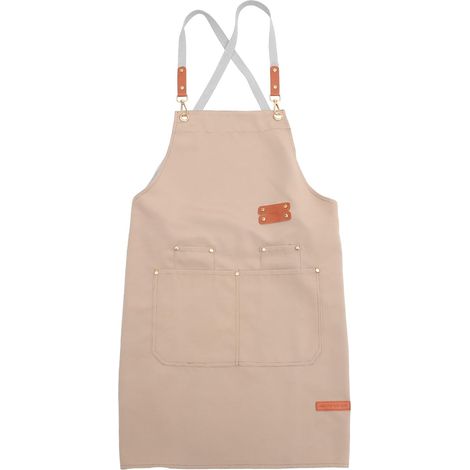 Tablier de cuisine imperméable en toile pour femmes, ajustable pour la (1/5)