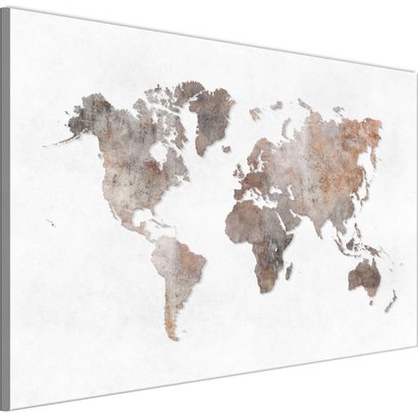 Bild auf italienischer Leinwand, 90 x 60 cm – eklektischer Stil – Landkarten Bild auf italienischer Leinwand, 120 x 80 cm – eklektischer Stil – Landkarten
