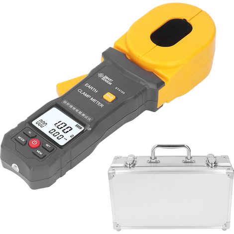 Pince numérique LCD, compteur de résistance au sol, testeur de terre avec mise hors tension automatique pour la météo (1/5)