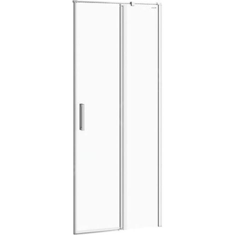 Cersanit Moduo - Porte de douche 80x198 cm, droite, chrome/verre clair S162-004 (1/4)