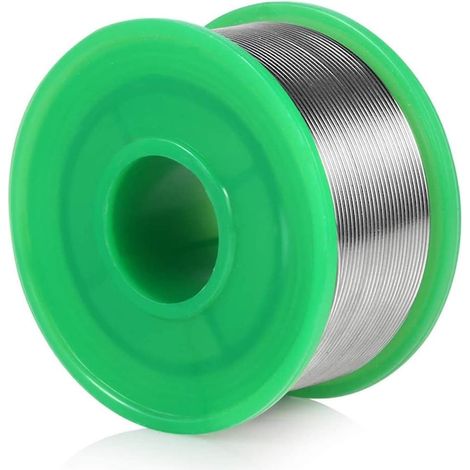 Fil à souder sans plomb, 0,8 mm, 50 g argent, 99 % étain, facile à utiliser (1/5)