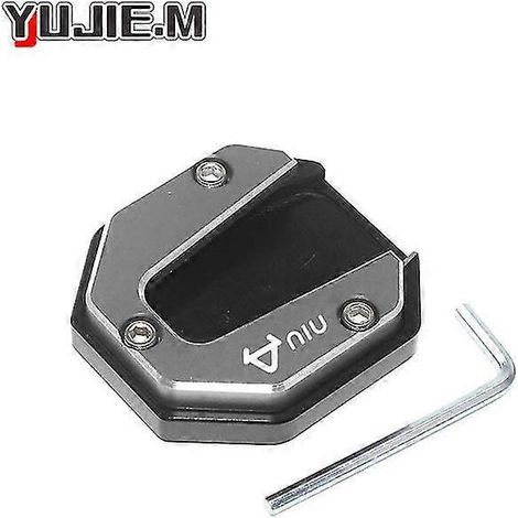 Für Niu U1 U+ N1s Us U1c U1b Uqi Motorradzubehör Seitenständer-Verlängerungsplatte Fußseitenhalterung Ständervergrößerungsplatte --Titan (1/5)