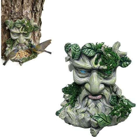 3D Wetterfeste Harz Futterstation Feengarten Deko Vogel
