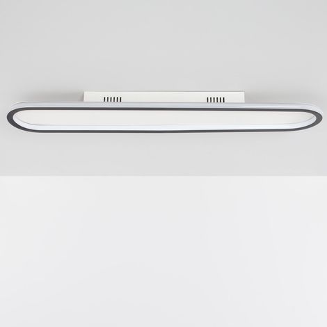 LED-Deckenleuchte aus Aluminium 35W Black Renoir Schwarz (1/3)