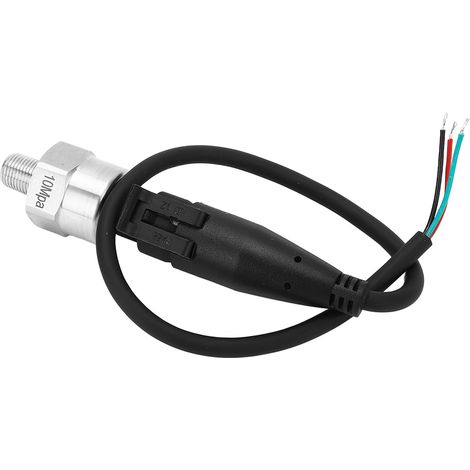 Druckmessumformer 0-10 MPa, Edelstahlsensor, 1/8 Zoll 27 NPT-Gewinde, 0,5-4,5 V, für Öl, Kraftstoff, Luft und Wasser. (1/5)