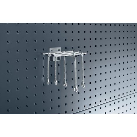 Soporte herramientas B170 mm de 6 ganchos 80 mm (1/2)