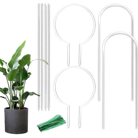 Spalier kleine Acryl Stützpfähle Rankhilfe für